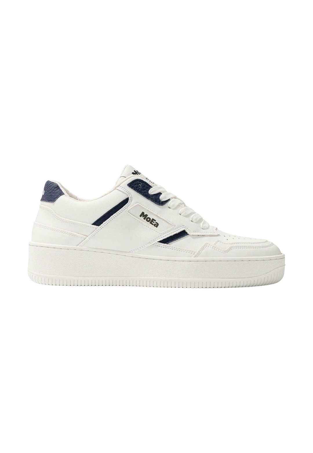 MoEa Sneaker low - white blue/weiß