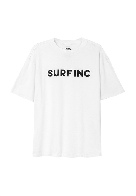 Surf Inc. LOGO - T-Shirt print - paper white/weiß