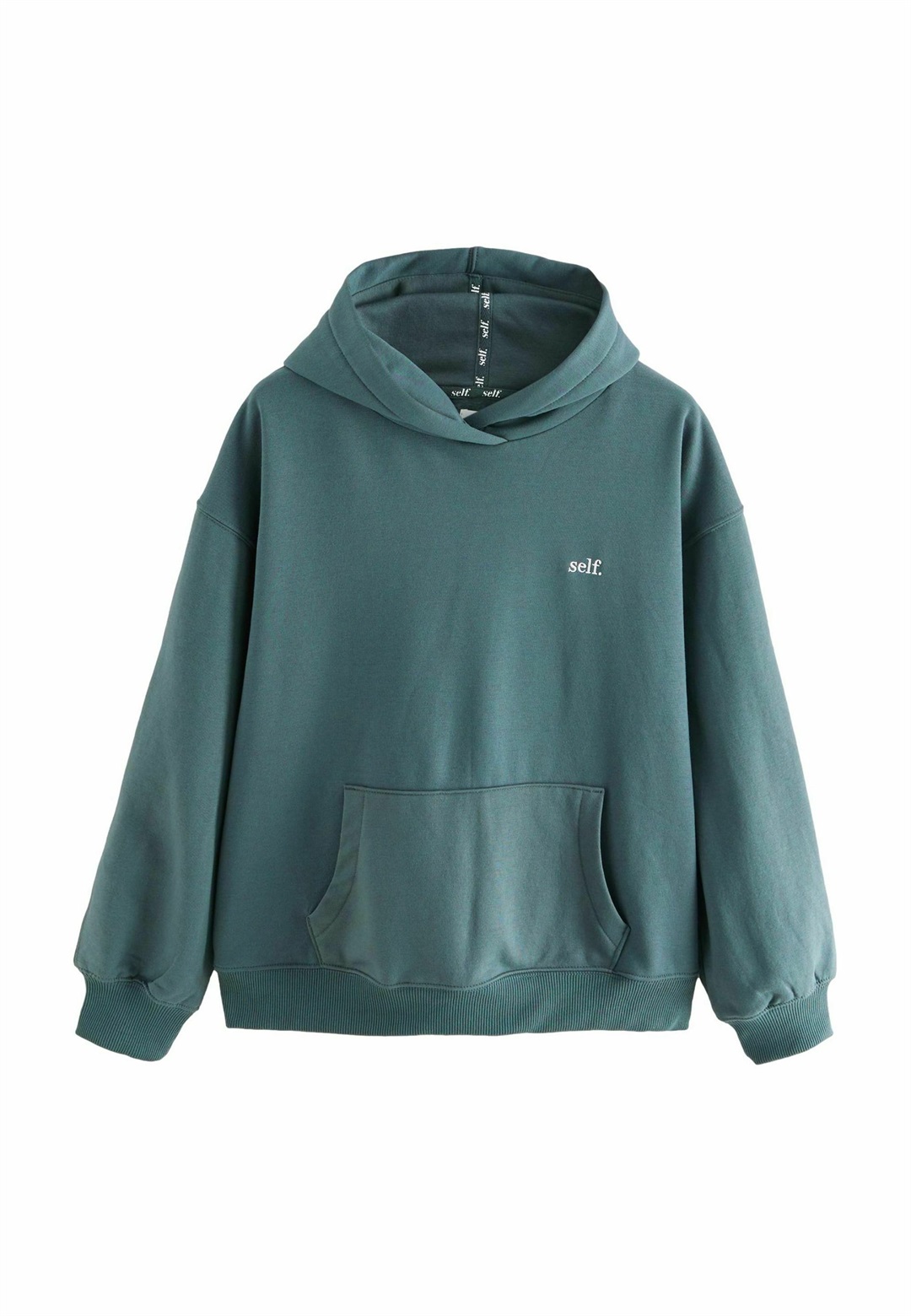 Self. Kapuzenpullover - teal blue/petrol