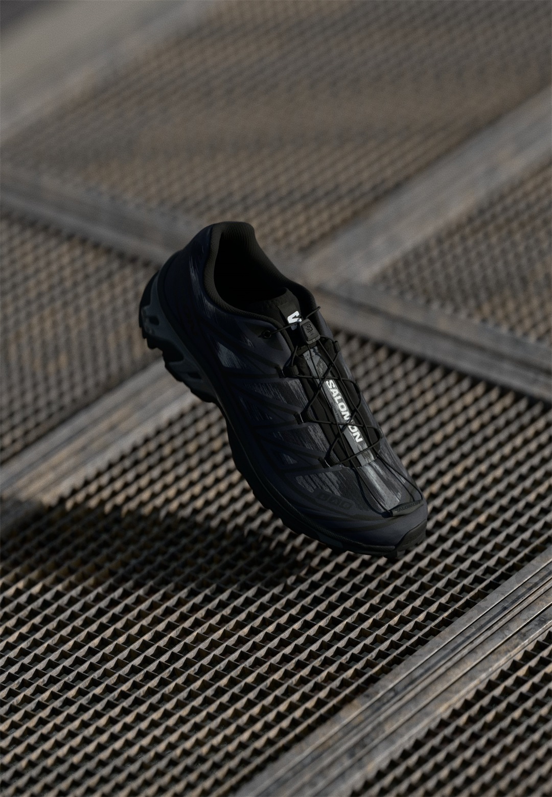 Salomon Sportstyle XT 6 CAMO UNISEX - Sneaker low - black/asphalt/castlerock/schwarz