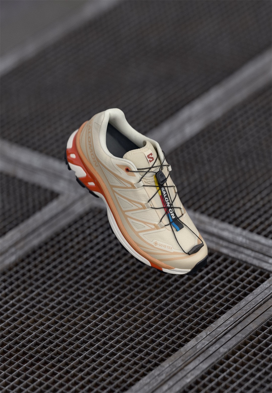 Salomon Sportstyle XT 6 GTX UNISEX - Sneaker low - almond milk/soft clay/burnt ochre/beige