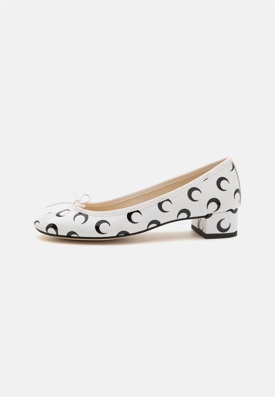 MARINE SERRE MOON PRINTED - Klassischer Ballerina - optical white/weiß