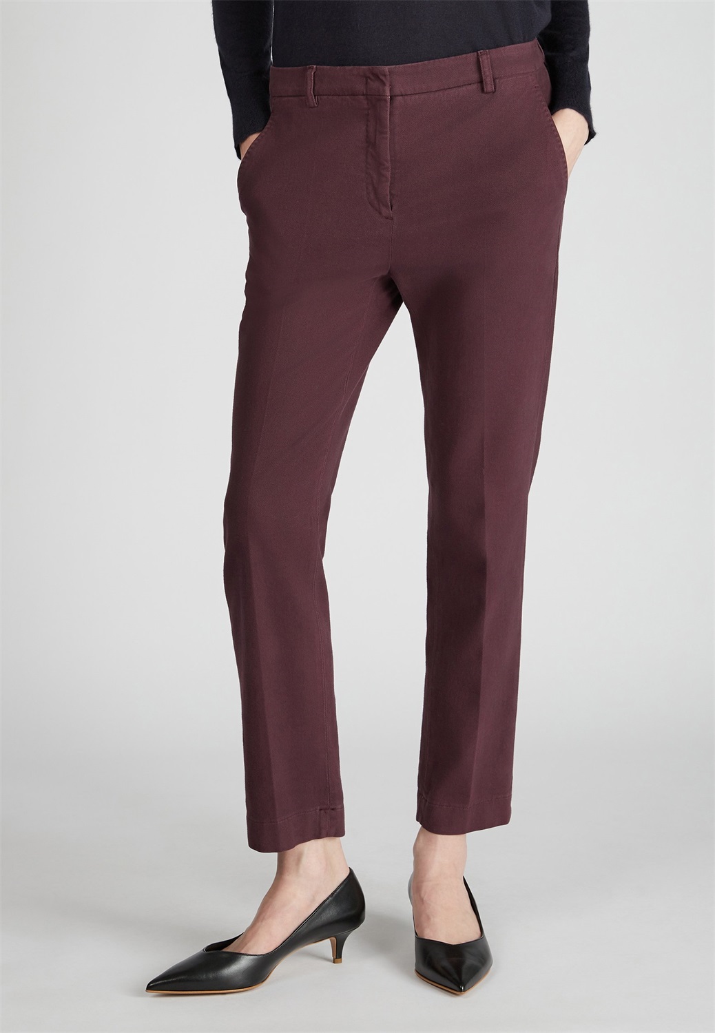 Slowear IN STRETCH INCOTEX - Stoffhose - purple/lila