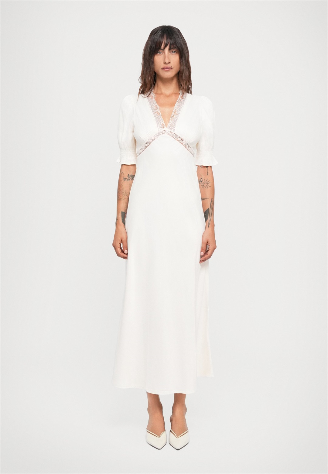 Maisonêtre LUCY DRESS - Cocktailkleid/festliches Kleid - ivory/beige