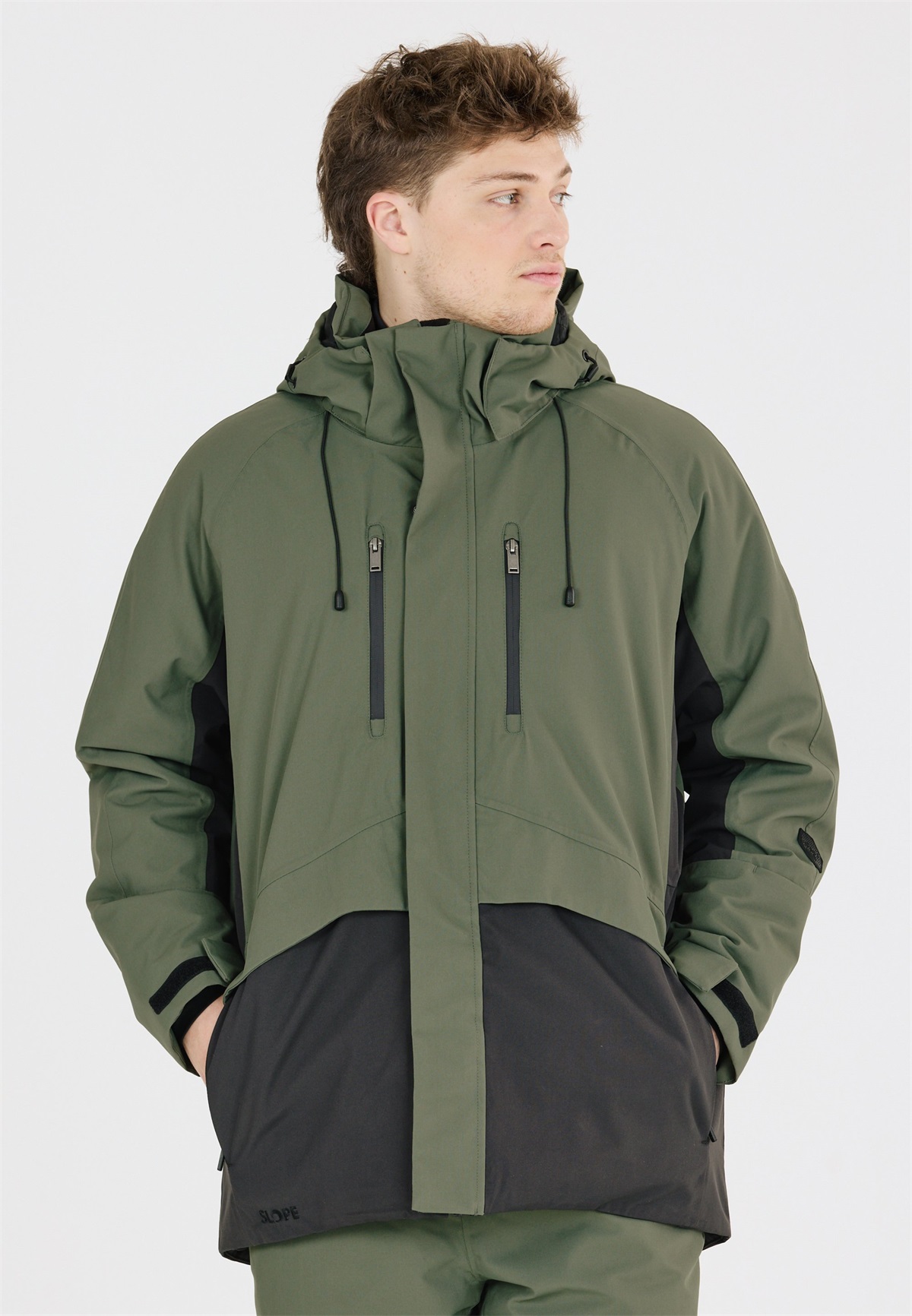 SLOPE KENAI - Wintermantel - thyme/oliv