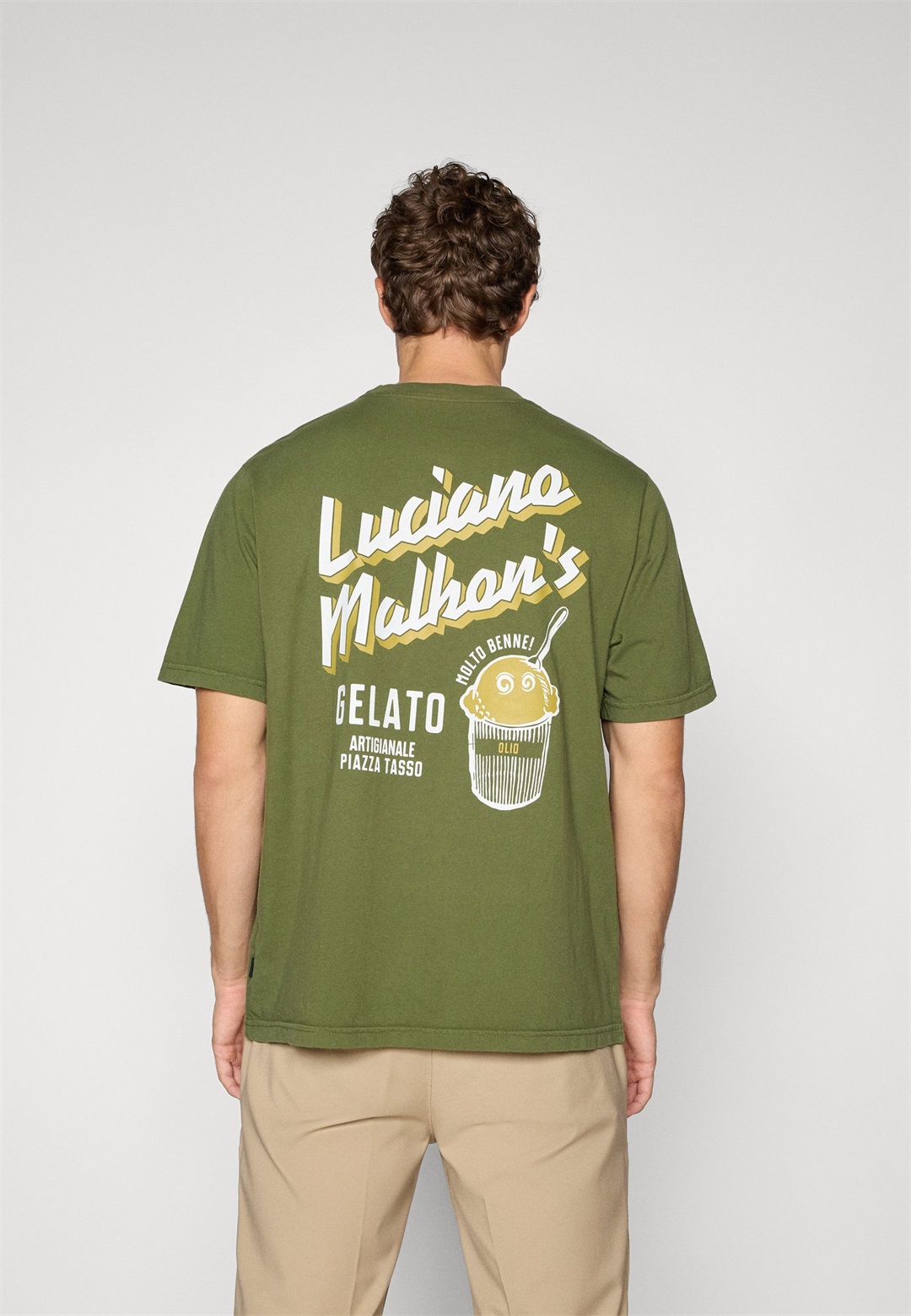 Malbon GELATO STAND POCKET TEE - T-Shirt print - cyrpess/grün