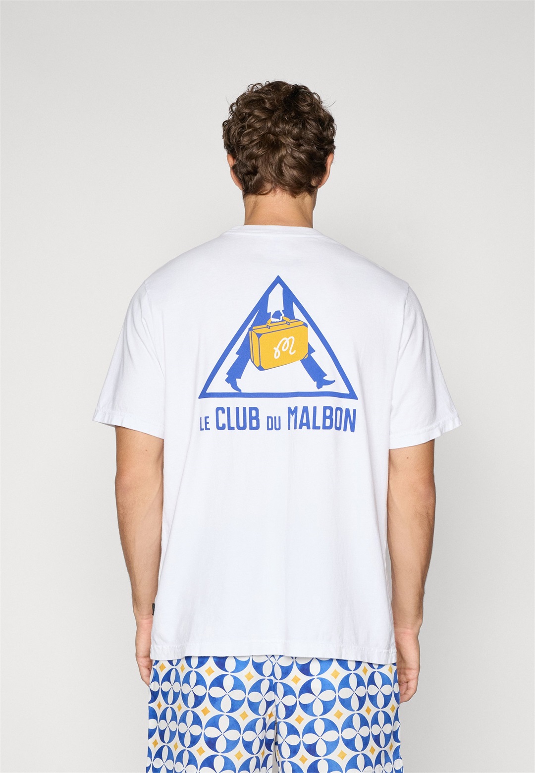 Malbon VOYAGE - T-Shirt print - white/weiß