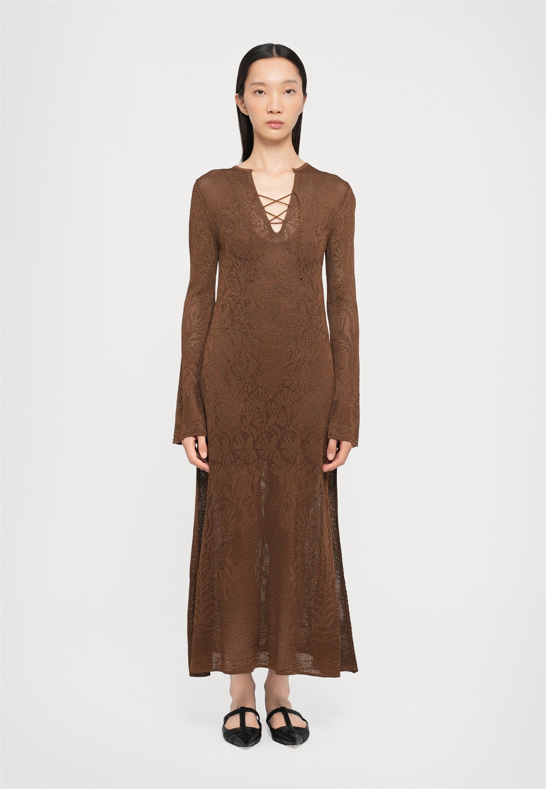 Vanessa Bruno EZILDA - Strickkleid - brun/braun