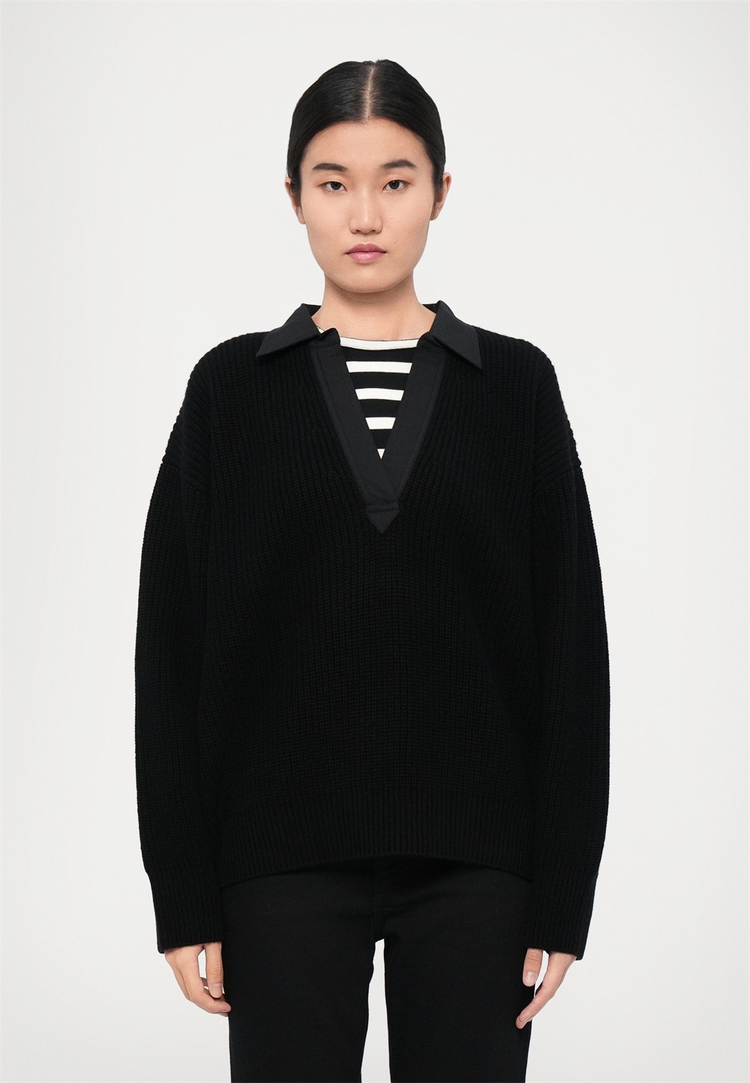 Vanessa Bruno FLEURIANE - Strickpullover - noir/schwarz