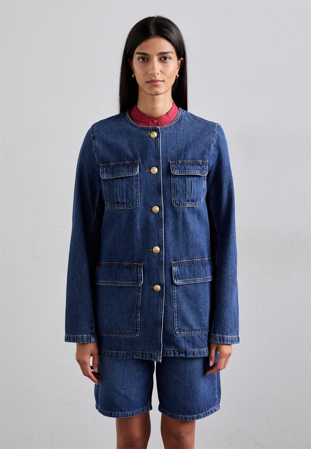 Vanessa Bruno ENGEL - Jeansjacke - royal/blue denim