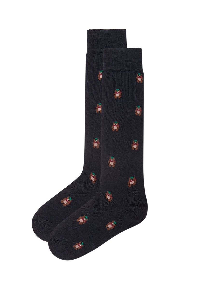 Yamamay Socken - dark blue with print/dunkelblau