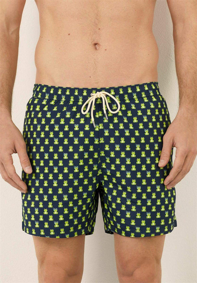 Yamamay FUNNY - Badeshorts - dark blue with print/dunkelblau