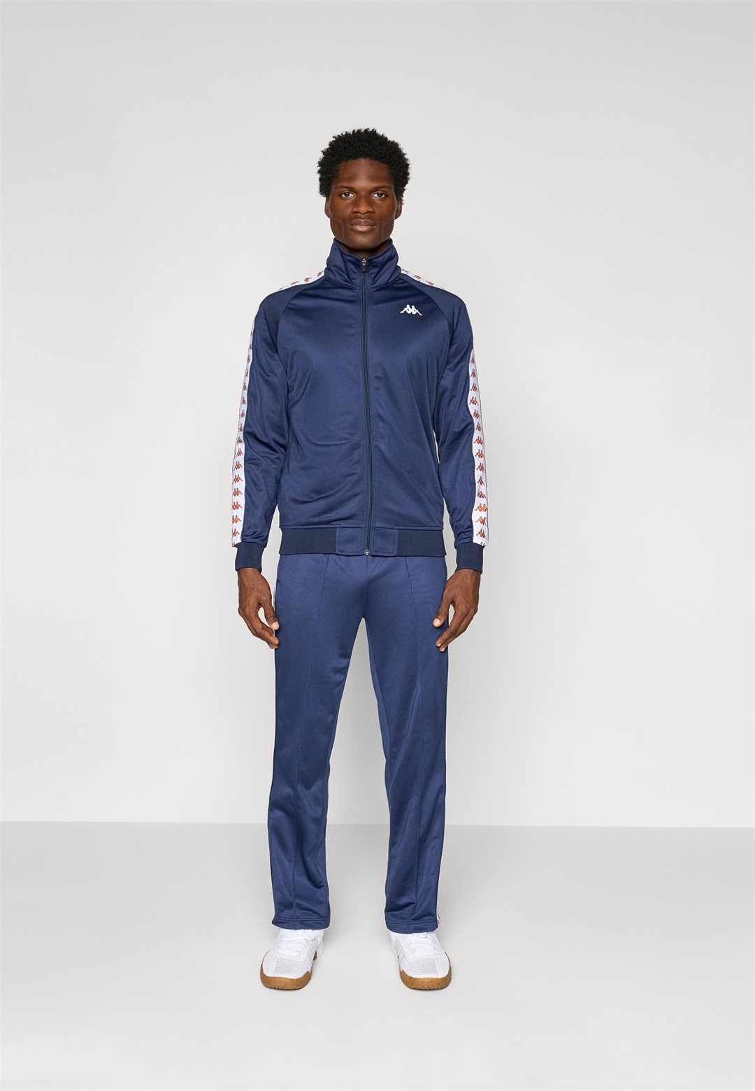 Kappa Trainingsanzug - blue iris/white/brown honey/blau