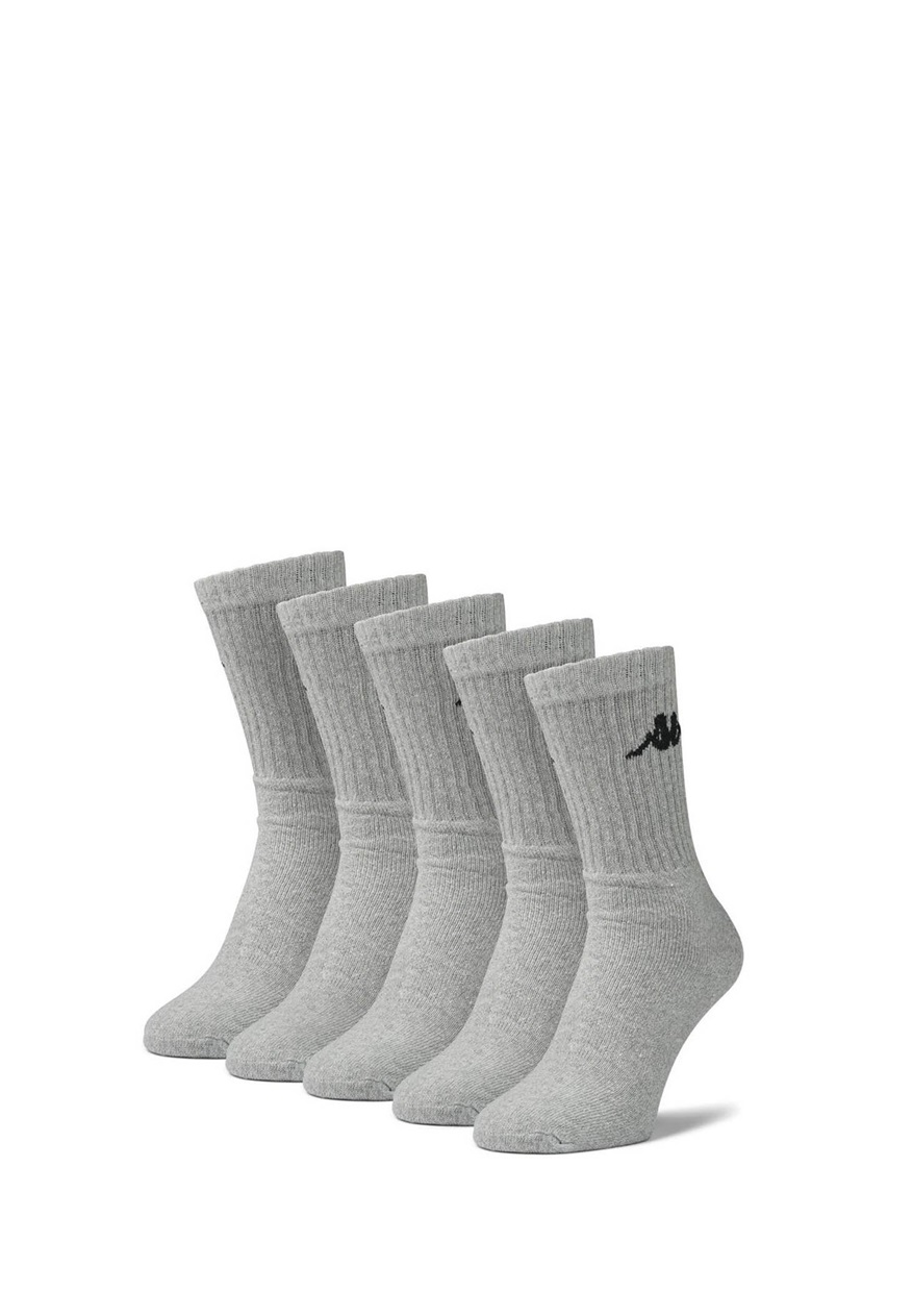 Kappa FISPER 5-PACK - Socken - grey melange/grau