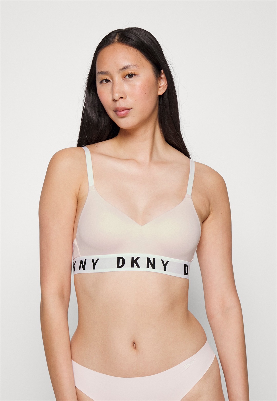 DKNY Intimates WIREFREE - Push-up BH - pearl cream/rosa