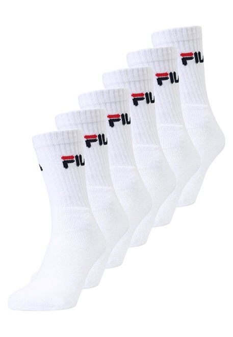Fila TENNIS SOCKS UNISEX 6 PACK - Socken - white/weiß