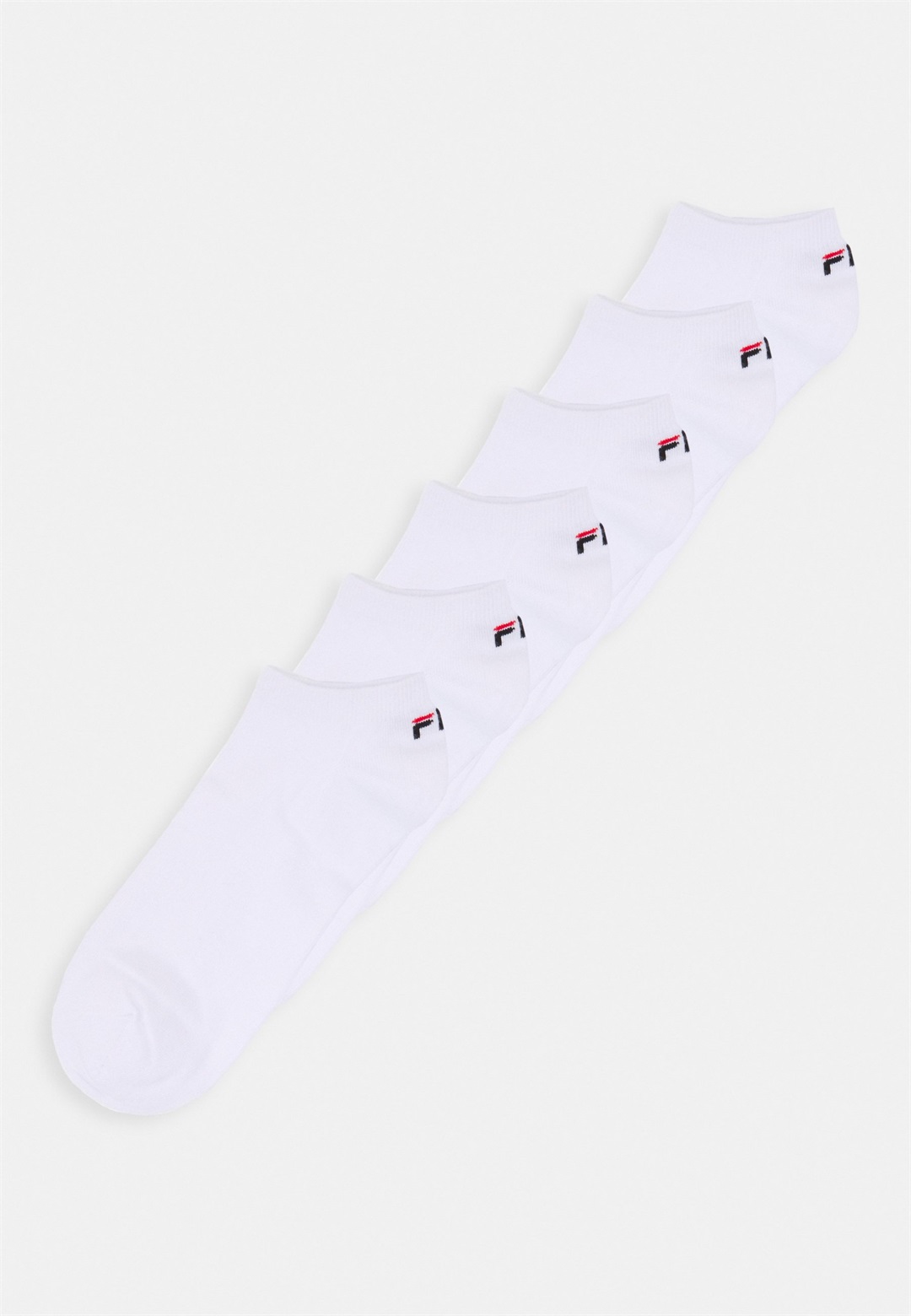 Fila INVISIBLE PLAIN SOCK UNISEX 6 PACK - Socken - white/weiß