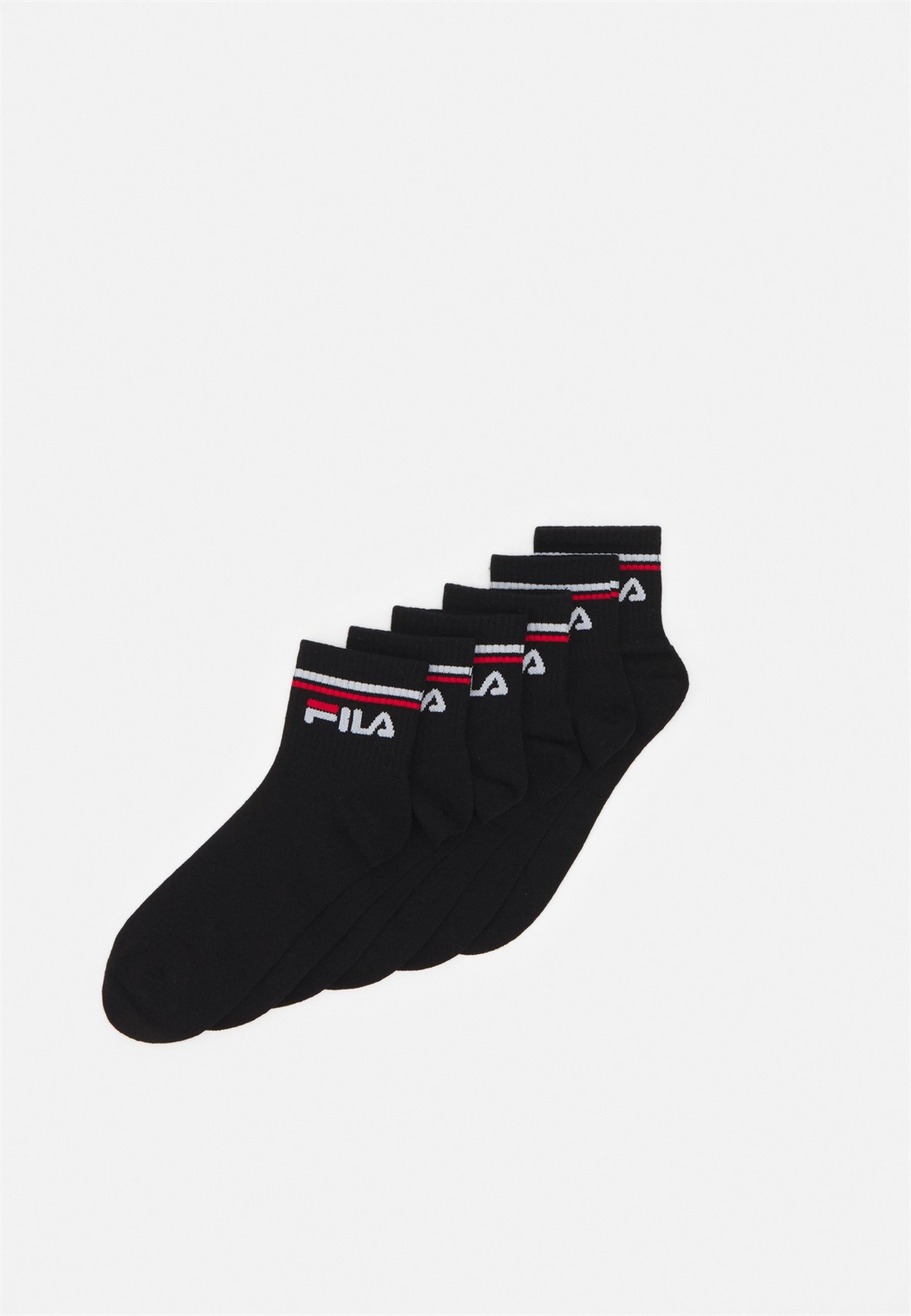 Fila URBAN QUARTER 6 PACK UNISEX - Socken - black/schwarz