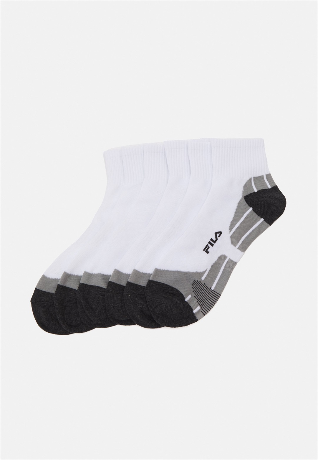 Fila QUARTER MULTISPORT UNISEX 6 PACK - Socken - white/weiß