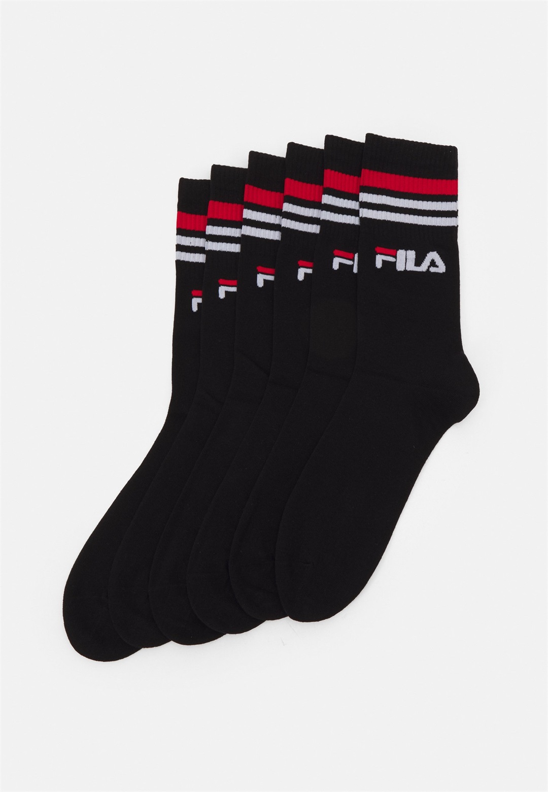Fila LIFESTYLE 6 PACK - Socken - black/schwarz