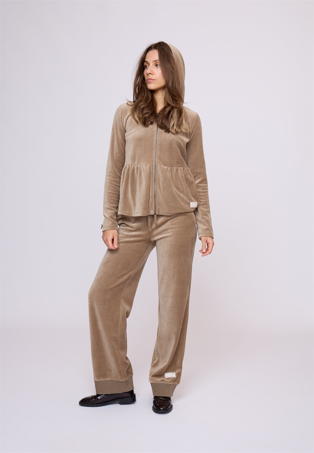 Odd Molly BIGGI - Stoffhose - timber wolf/beige