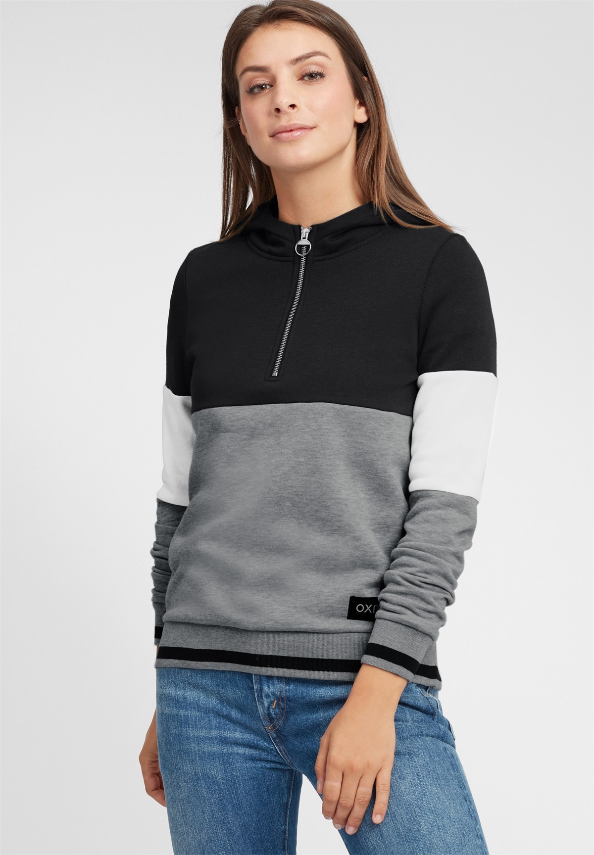 Oxmo OXOmara - Kapuzenpullover - black/schwarz