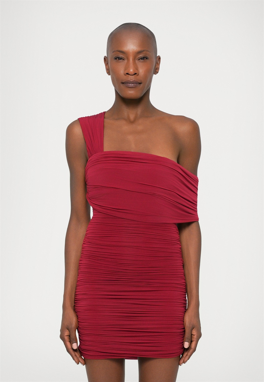 Roberto Cavalli DRESS - Cocktailkleid/festliches Kleid - rosso scuro/dunkelrot