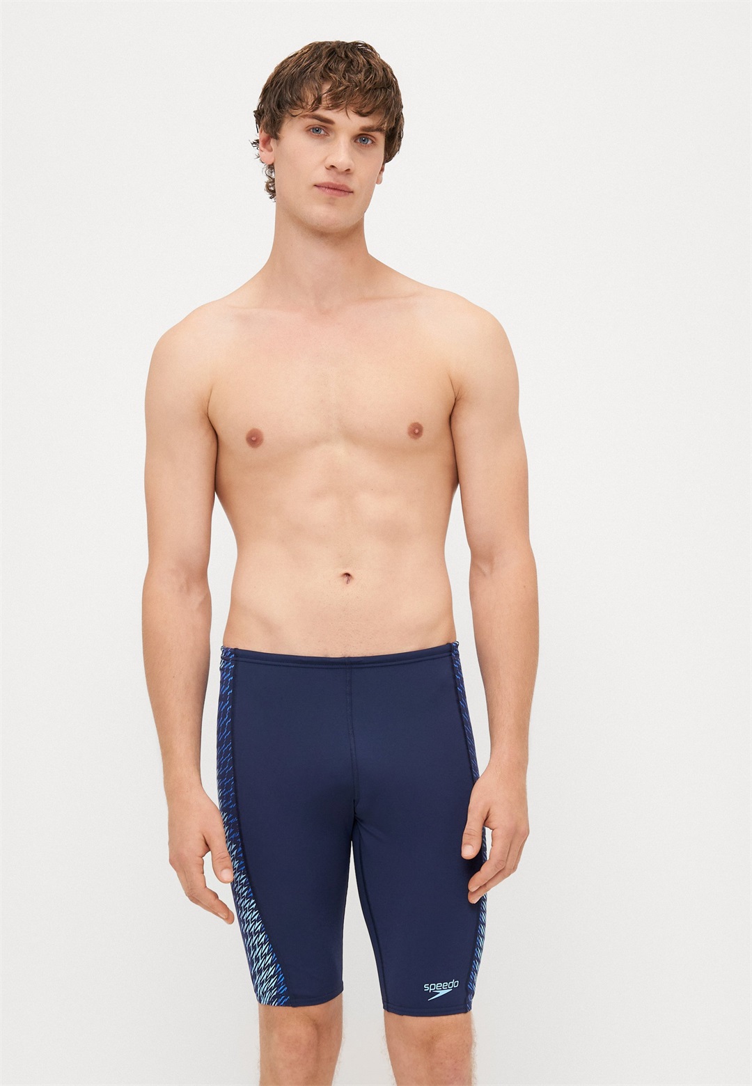 Speedo END TECH PANEL JAMMER - Badehose Pants - navy/sugar blue/dunkelblau