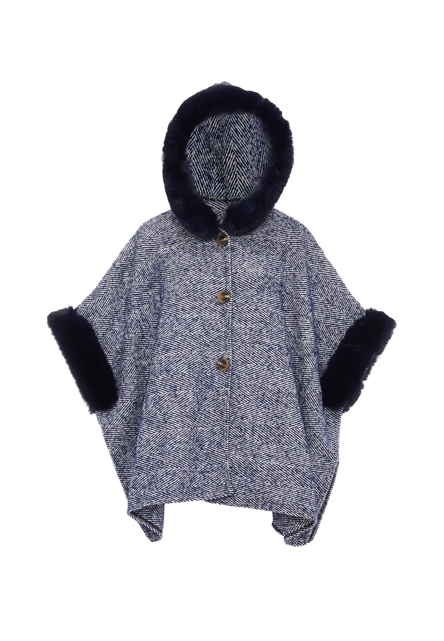 usha CO-BRANDED WITH OSHA - Cape - marine/dunkelblau meliert