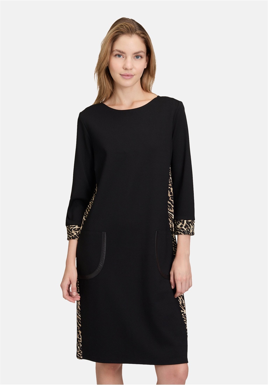 Betty Barclay BETTY BARCLAY JERSEYKLEID MIT EINGRIFFTASCHEN - Jerseykleid - schwarz