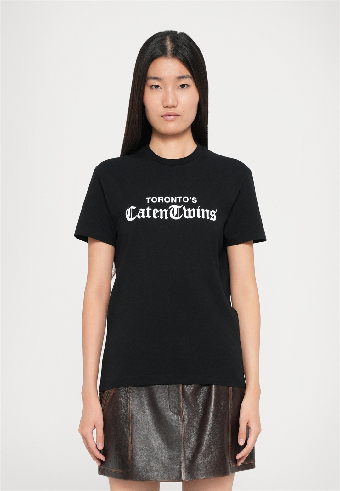 Dsquared2 JUST RIGHT FIT TEE - T-Shirt print - black/schwarz