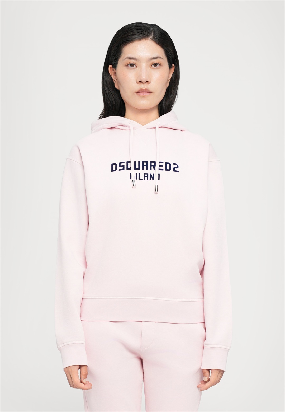 Dsquared2 JUST RIGHT FIT HOODIE - Sweatshirt - pink/mehrfarbig