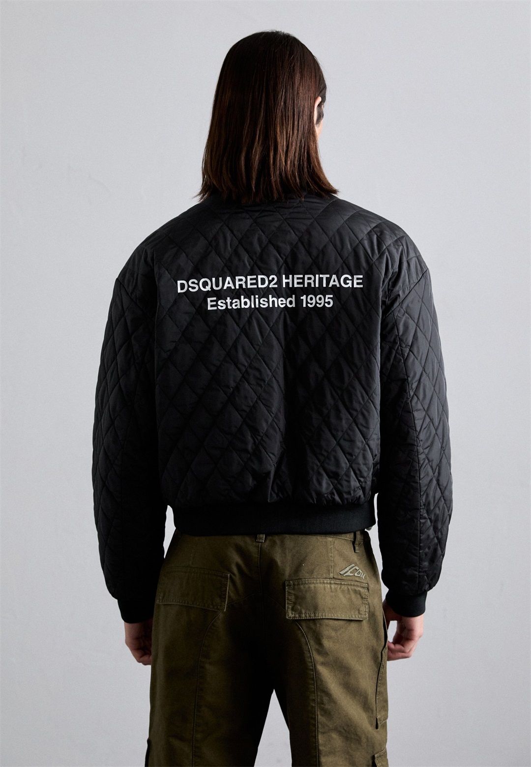 Dsquared2 URBAN QUILTED - Bomberjacke - black/schwarz