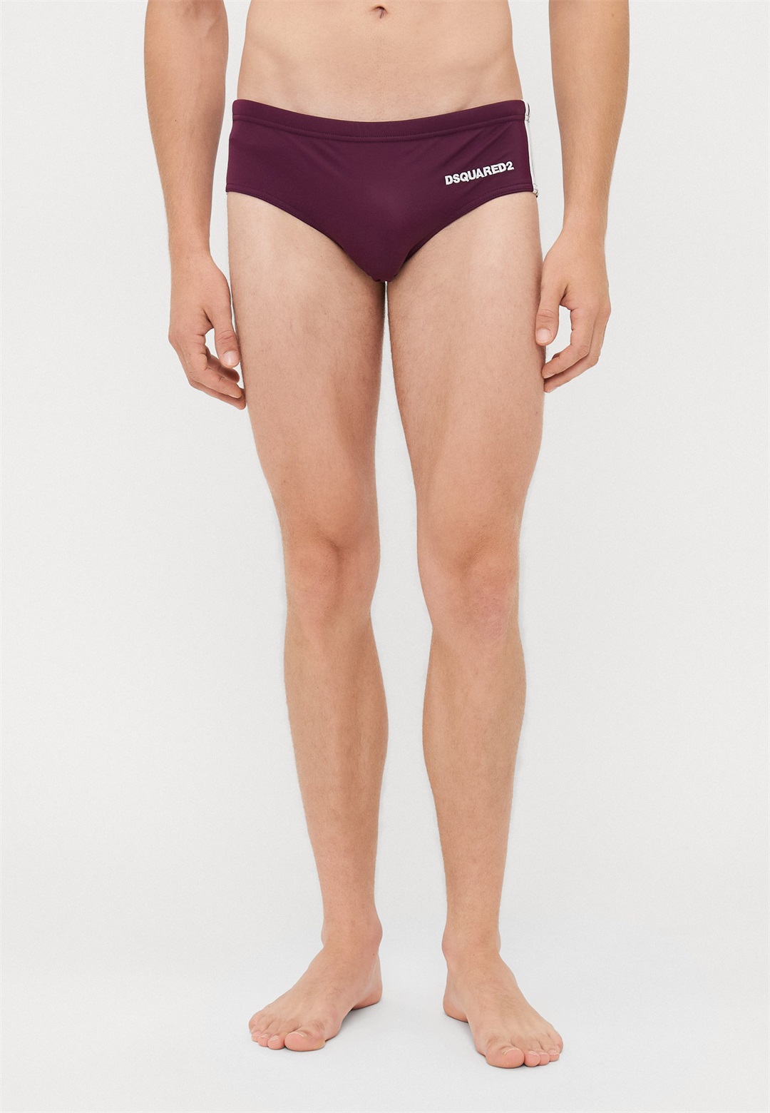 Dsquared2 NEOCLASSIC LOGO SWIM BRIEF - Badehose Slip - wine/dunkelrot