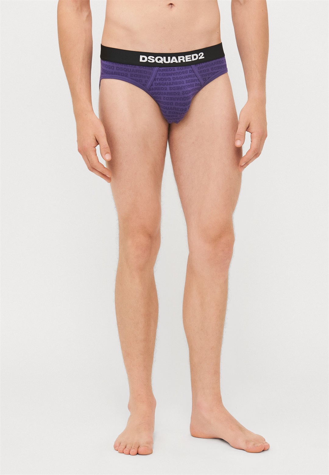 Dsquared2 NEOCLASSIC LOGO BRIEF - Slip - violet/lila