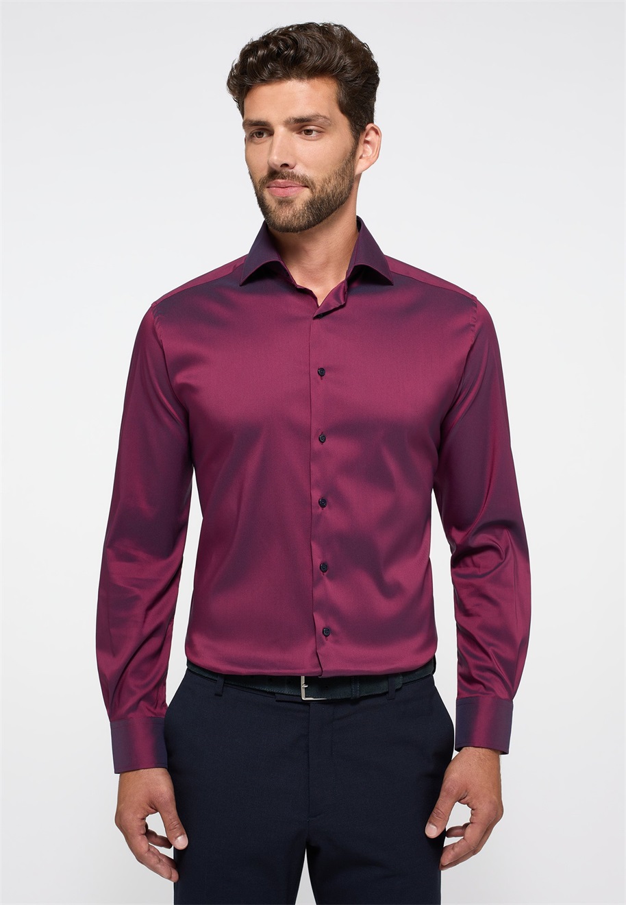 Eterna PERFORMANCE SHIRT - MODERN FIT - Businesshemd - burgunder/bordeaux