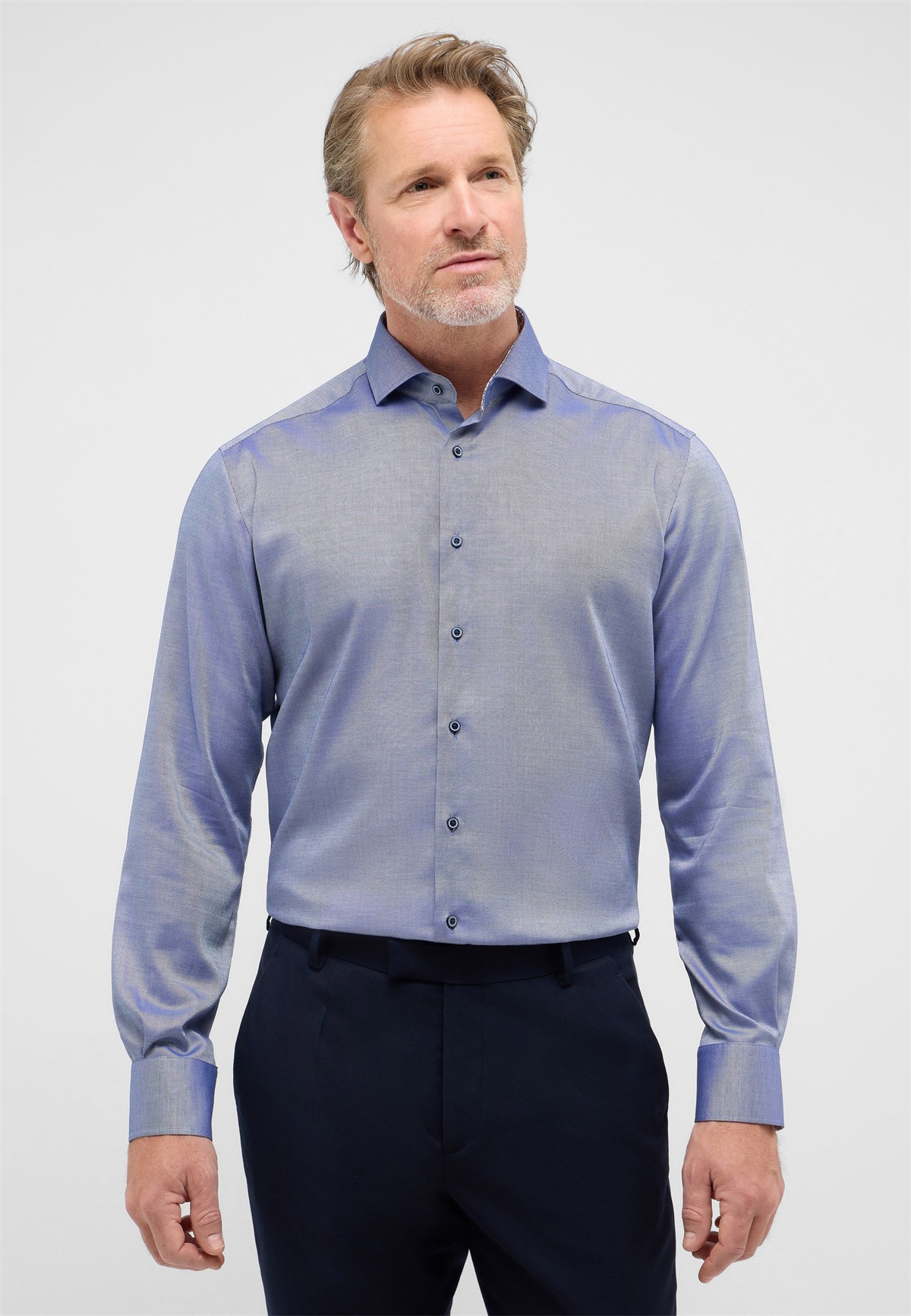 Eterna PERFORMANCE SHIRT - MODERN FIT - Hemd - denim/dunkelblau
