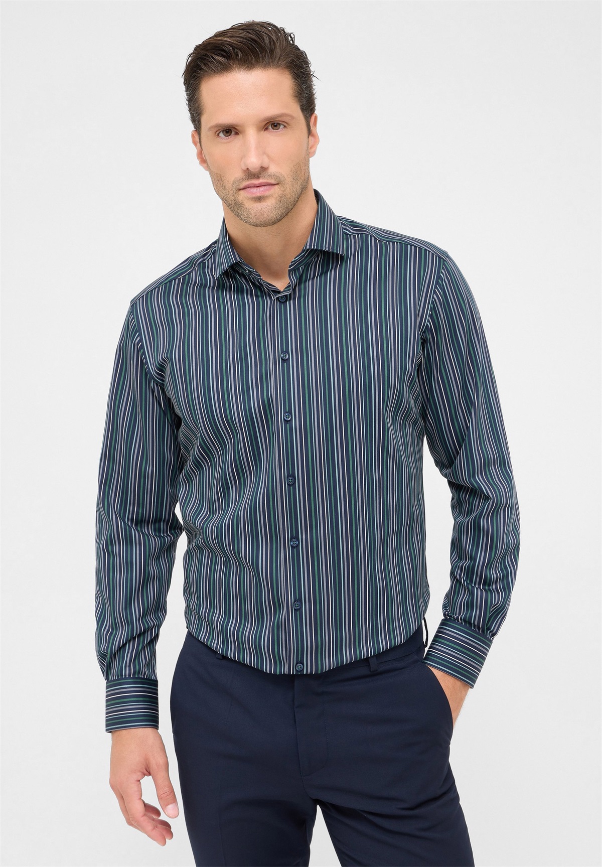 Eterna HEMD - MODERN FIT - Hemd - dunkelblau