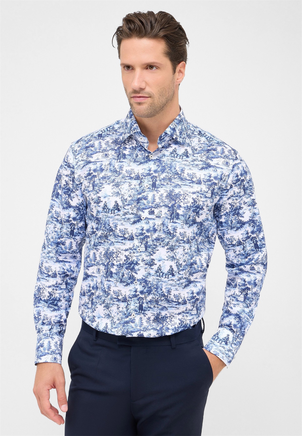 Eterna MODERN FIT - Hemd - dunkelblau