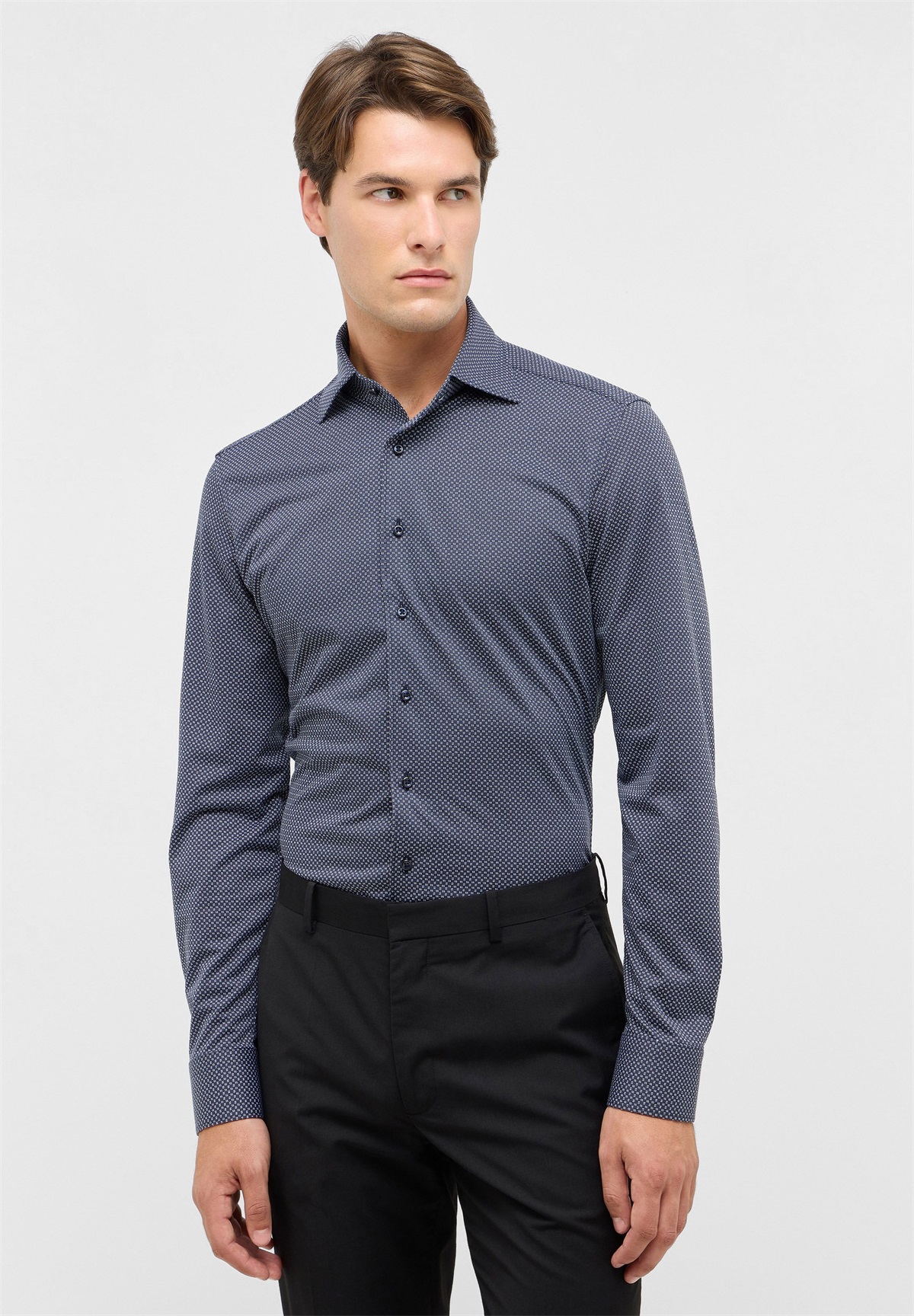 Eterna HEMD - SLIM FIT - Hemd - dunkelblau