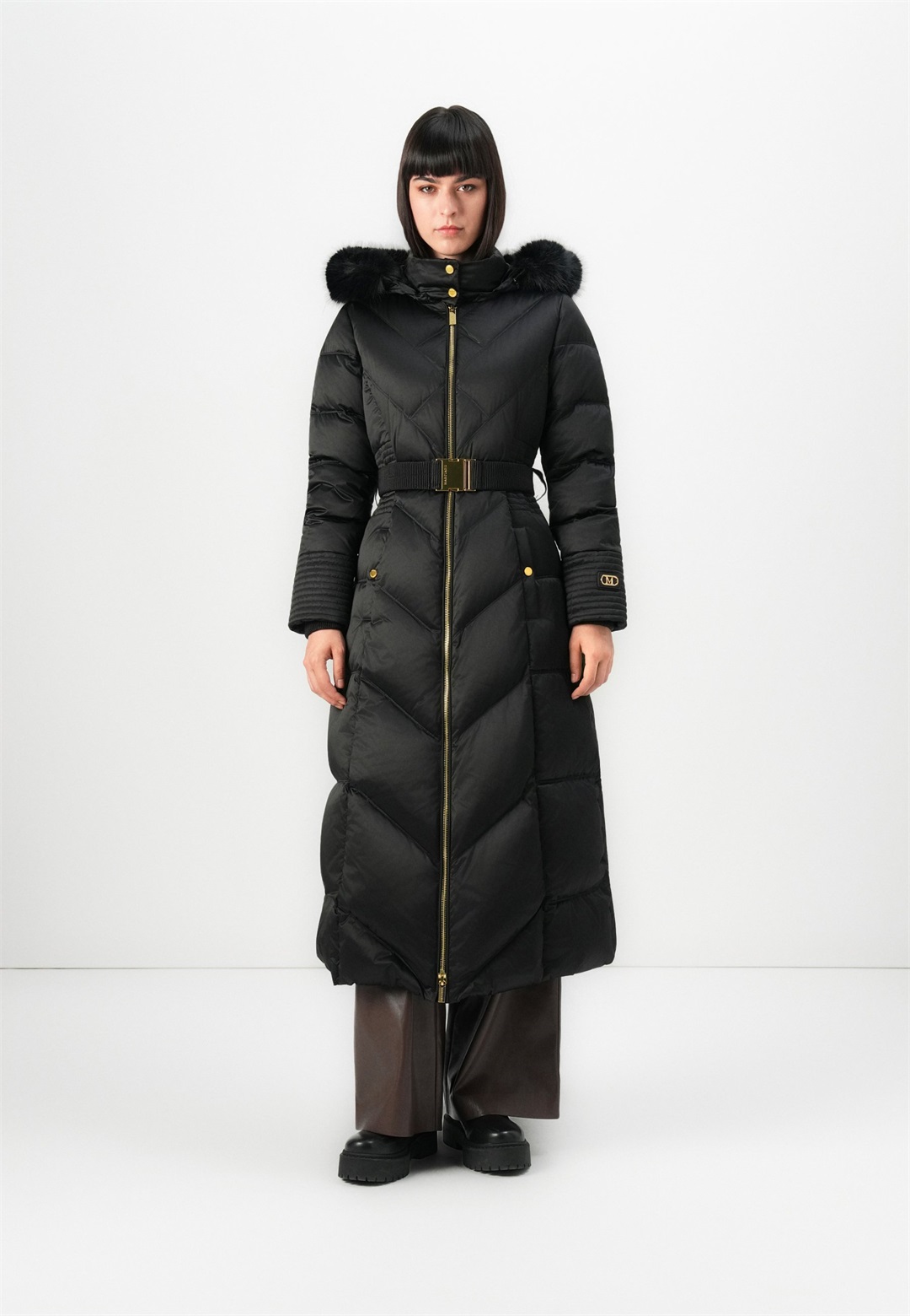 MARCIANO BY GUESS ELLY LONG JACKET - Wintermantel - jet black/schwarz