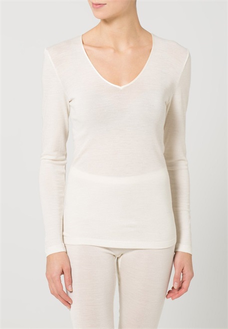 Hanro Unterhemd/-shirt - cygne/offwhite