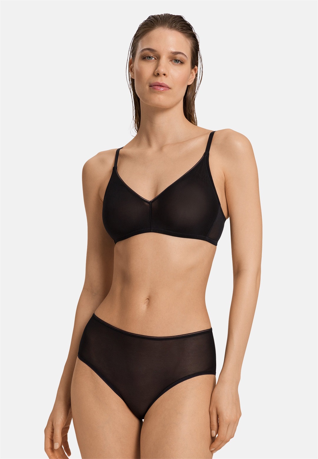 Hanro SMOOTH ILLUSION - Triangel BH - black/schwarz