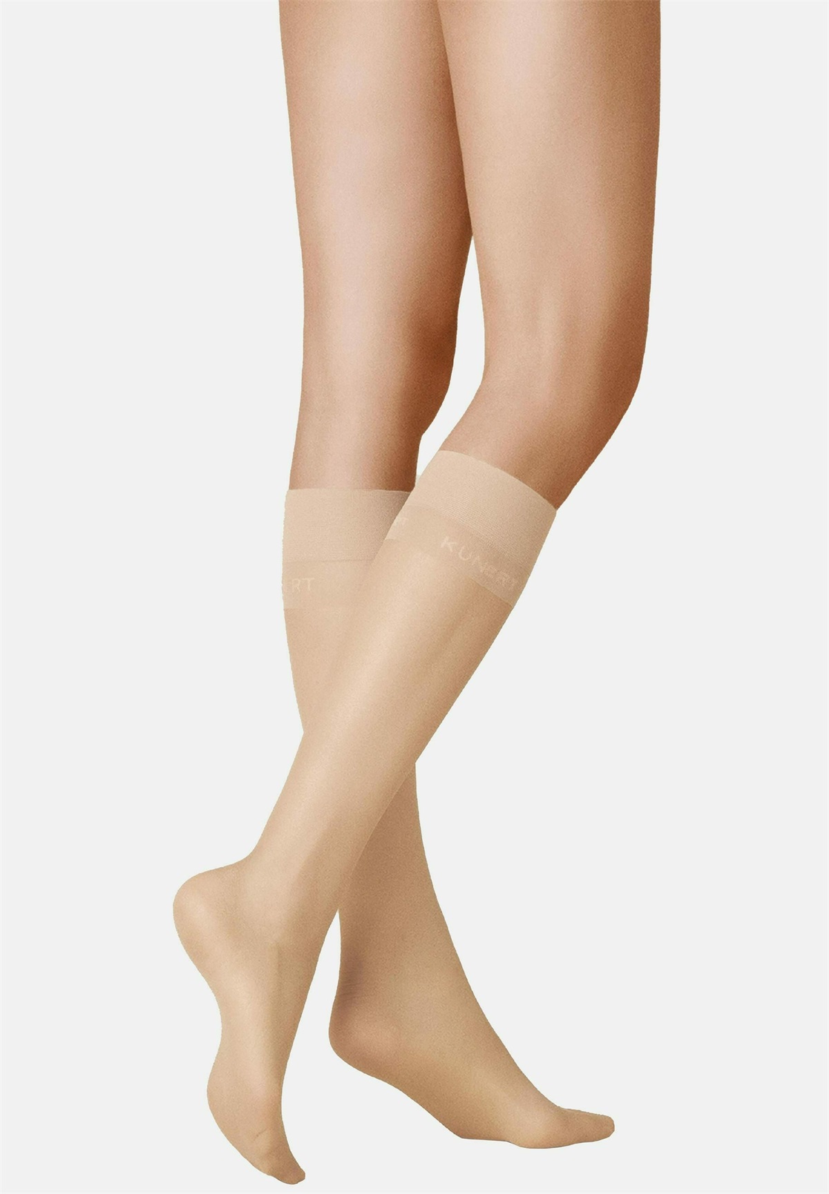 KUNERT MYSTIQUE - Kniestrümpfe - teint/beige