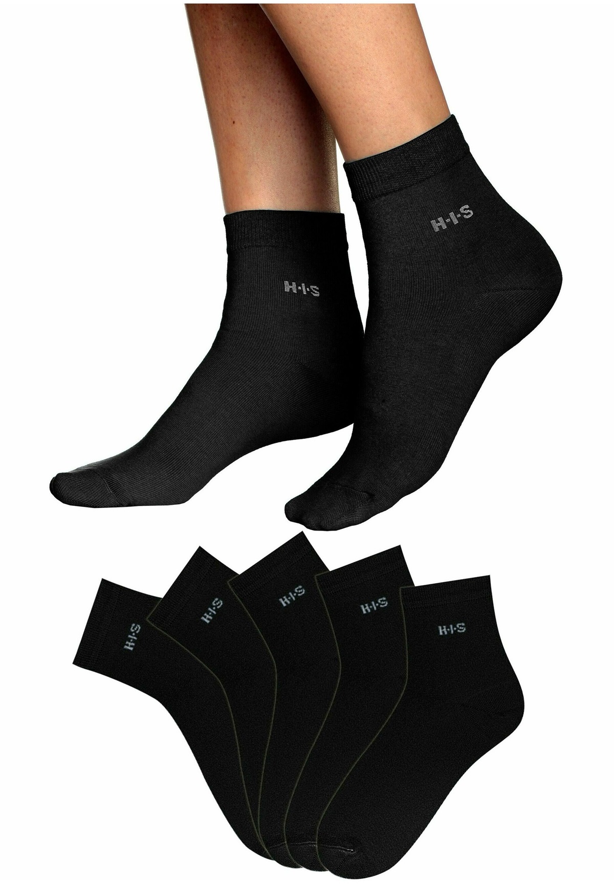 H.I.S 5 PACK - Socken - schwarz