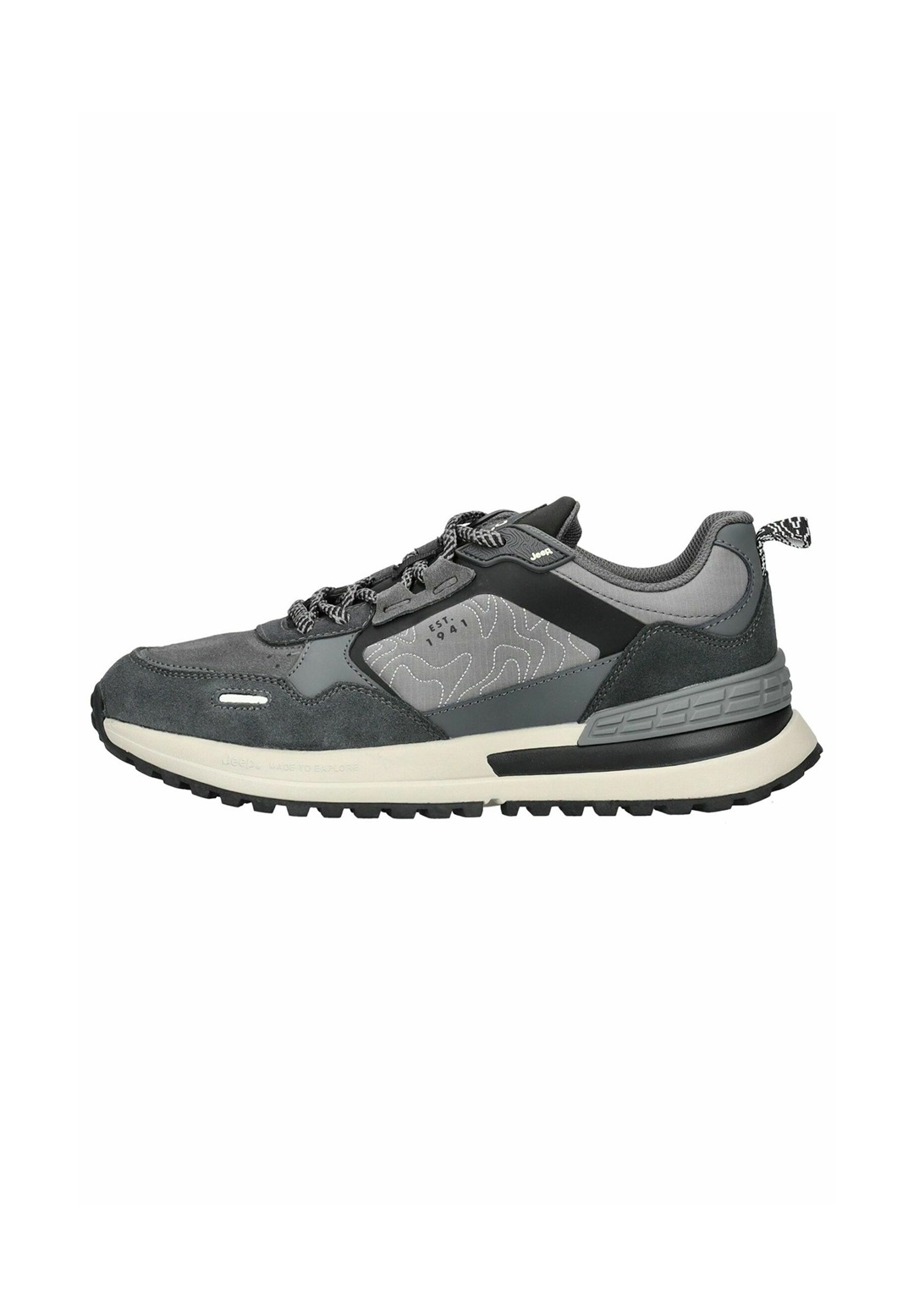 JEEP SNEAKER - Sneaker low - dk grey/grau