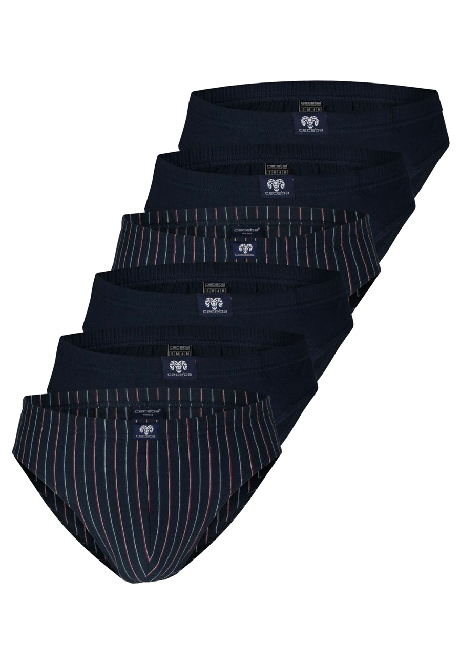 Ceceba 6 PACK - Slip - navy mehrfarbig/dunkelblau