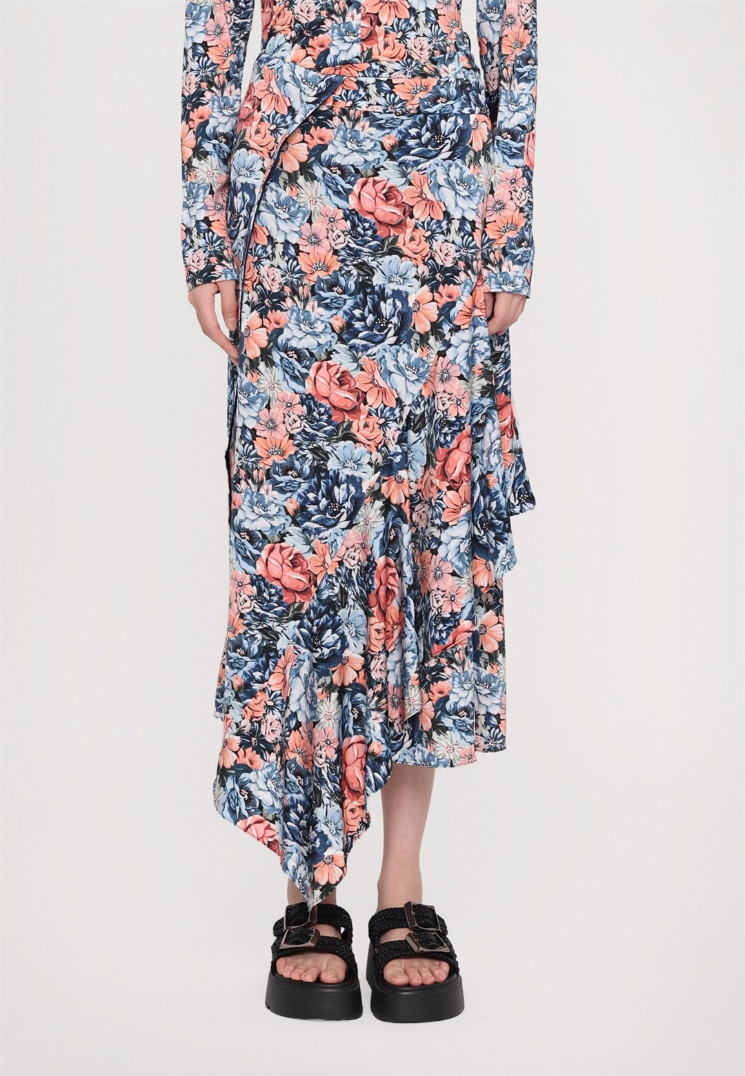 Rabanne Bleistiftrock - english tapestry/pink/blue/green/türkis