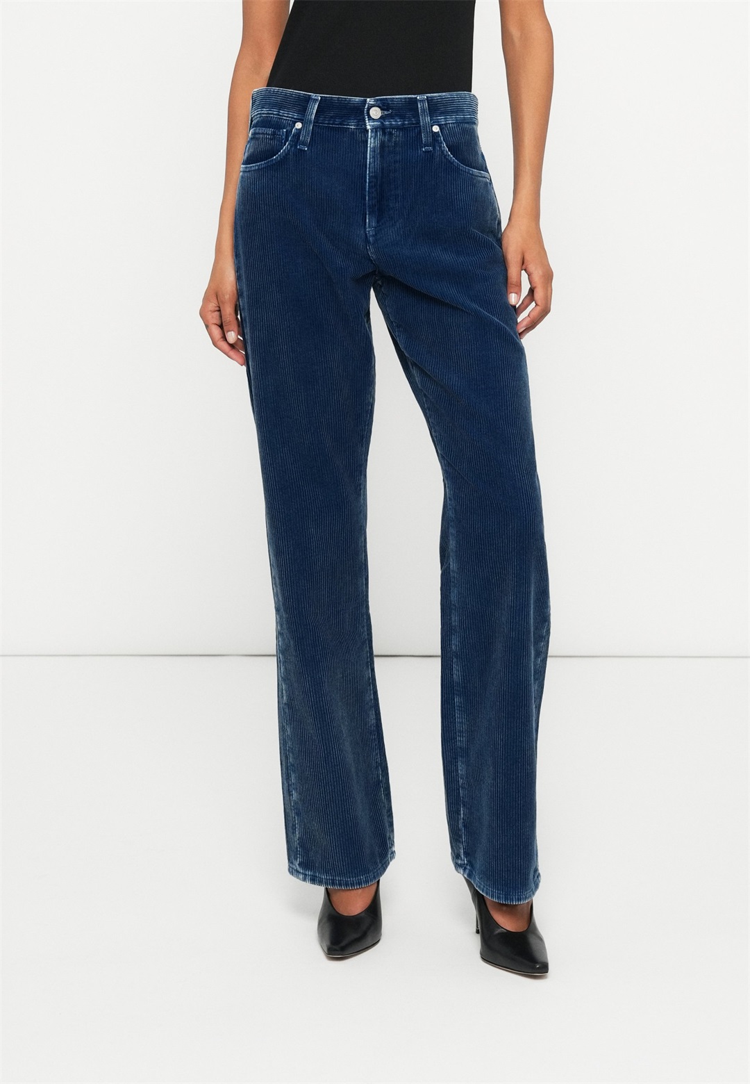 7 for all mankind TESS TROUSER - Stoffhose - dark blue/dunkelblau