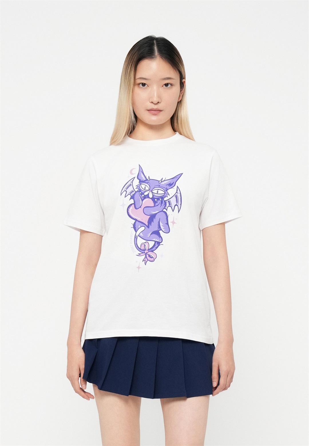 Santa Cruz NIGHT CRITTER FRONT - T-Shirt print - white/weiß